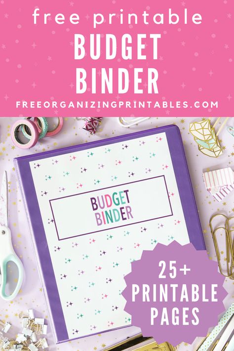 This free printable budget binder can help you organize your finances, allowing you to spend less money and save more. Establish your financial goals, track your spending, make progress on paying down debt, saving for the future, and more! | #budgetbinder #finances #budgeting #savingmoney Debt Printable Free, Finance Binder Printables Free, Free Finance Planner, Monthly Bill Tracker Free Printable Budget Binder, Budget Book Diy Saving Money, Free Biweekly Budget Printable, Free Printable Budget Sheets Templates, A6 Budget Binder Free Printables, Free Printable Debt Payoff Tracker