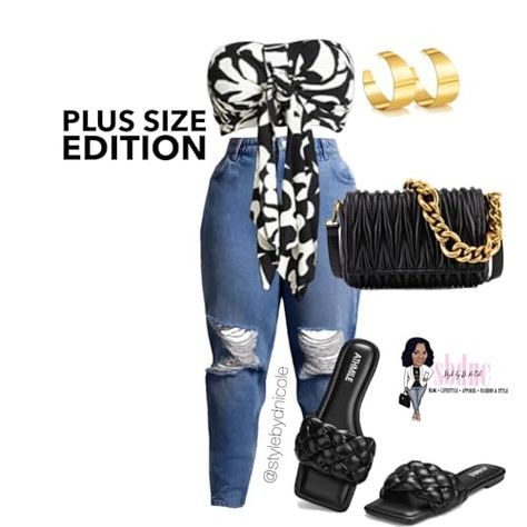 The Style by D. Ni'Cole™ Way's Amazon Page Quick Summer Outfits Casual, Day Party Outfits Black Women, Cute Going Out Outfits Black Women, Plus Size Baddie Outfits, Cute Swag Outfits, Diva Fashion, Curvy Girl Fashion, Casual Fall Outfits, Swag Outfits