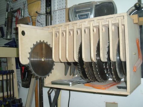 Saw Blade Storage, French Cleat Storage, Garage Tool Organization, Woodshop Organization, Tool Storage Diy, Diy Garage Storage, French Cleat, Workshop Organization, Garage Storage Organization