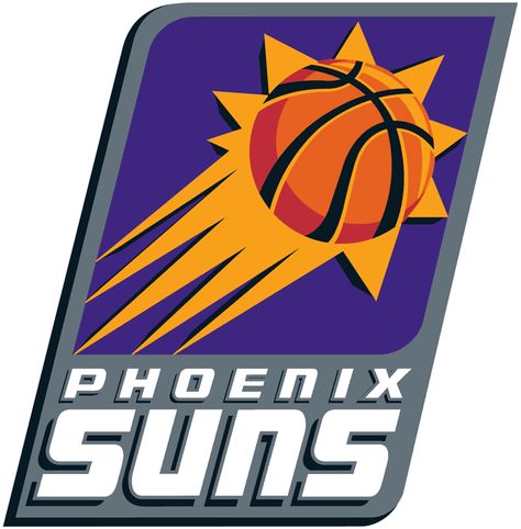 Phoenix Suns logo Phoenix Suns Logo, Phoenix Suns Basketball, Suns Basketball, Bola Basket, Sun Logo, Nba Logo, Devin Booker, Purple And Orange, Sacramento Kings