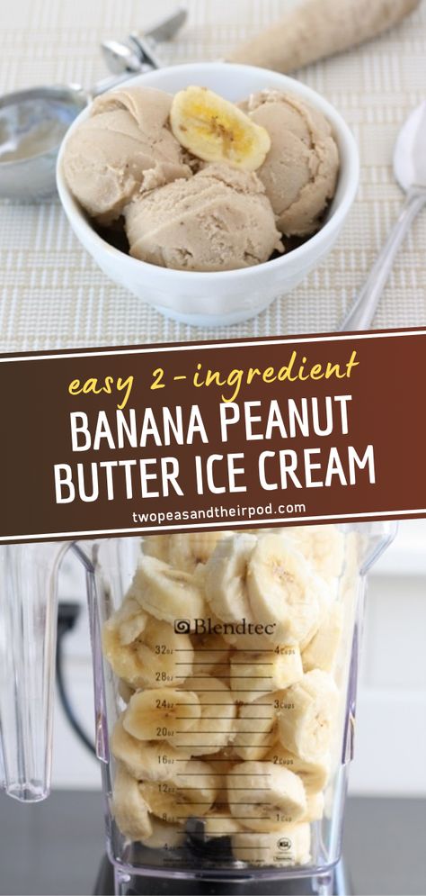 Flourless Deserts, Banana Ideas, Homemade Banana Ice Cream, Healthy Banana Recipes, Banana Recipes Overripe, Banana Ice Cream Recipe, Ripe Banana Recipe, Dessert Treats, Healthy Ice Cream Recipes