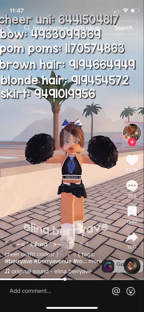 Berry Avenue Codes Crutches, Berry Avanue Codes Outfit Cheer, Codes For Berry Ave Clothes Cheer, Cheerleading Outfit Codes For Berry Ave, Cheerleader Roblox Code, Cheerleader Berry Avenue Codes, Roblox Cheer Codes, Cheer Codes Berry Ave, Roblox Cheer Outfit Codes