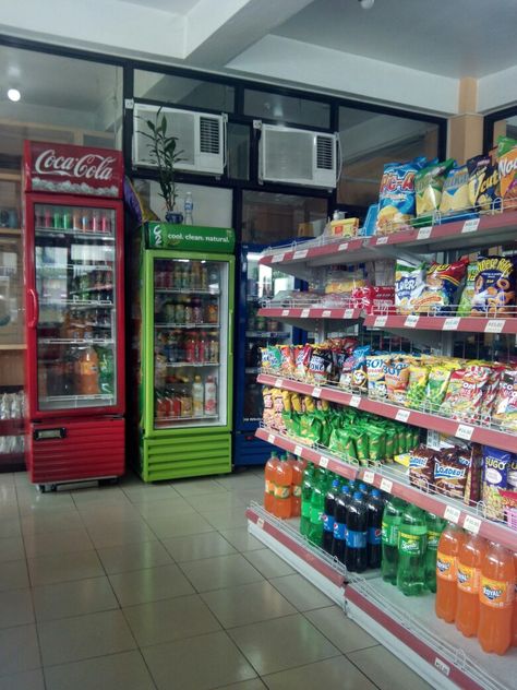 Typically Filipino Mini Mart Mini Mart Aesthetic, Grocery Aesthetic Philippines, Mini Market Store Ideas Design, Mini Grocery Store Design Philippines, Mini Mart Ideas, Mini Mart Interior Design, Small Supermarket Design, Small Supermarket Design Ideas, Mini Grocery Store Design