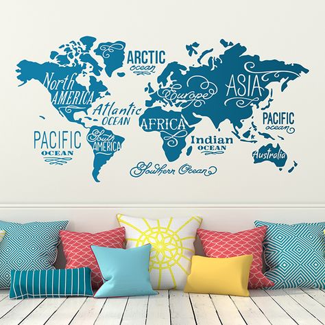 Geography Classroom, Travel Wall Decor, English Exercises, Play Ground, Fire Photography, School Decor, Map Wallpaper, Arctic Ocean, World Geography