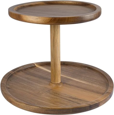 Amazon.com - 2 Tier Bamboo Lazy Susan Organizer for Kitchen,Turntable for Cabinet, Turntable Organizer for Cabinet Pantry Kitchen Countertop Refrigerator Cupboard-(10''+13'') Pantry Table, Turntable Organizer, Kitchen Turntable, Lazy Susan Organizer, Hosting Events, Wooden Lazy Susan, Lazy Susan Organization, Cabinet Pantry, Storing Spices