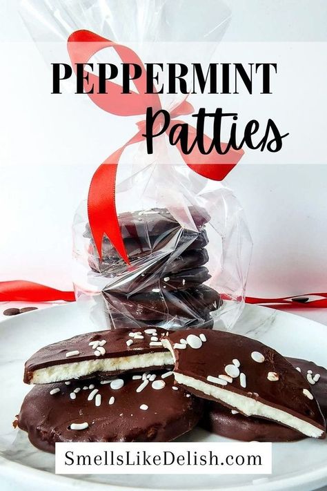 Capture the taste of the holidays in every bite of these Copycat York Peppermint Patties, a flavorful and comforting treat that will transport you to those cherished holiday moments, one minty, chocolatey bite at a time. York Peppermint Patties, Peppermint Patty Recipe, Spiced Eggnog, Homemade Peppermint Patties, York Peppermint Patty, Peppermint Patty, Patties Recipe, Classic Candy, Peppermint Patties