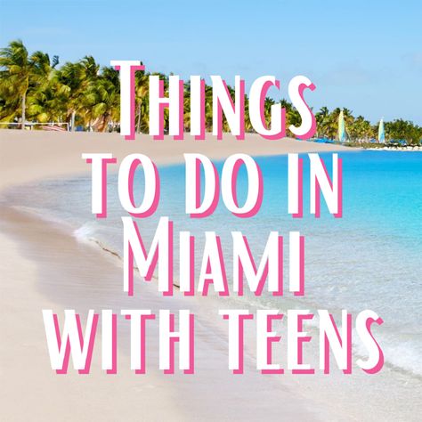 Cool Things To Do in Miami with Teens - momma teen Fun Things To Do In Miami Florida, Miami Family Vacation Things To Do, Things To Do In Miami With Kids, Things To Do In Miami Beach, Things To Do In Miami With Teens, Miami With Teens, Fun Things To Do In Miami, Things To Do In Miami Florida, Coco Beach Florida