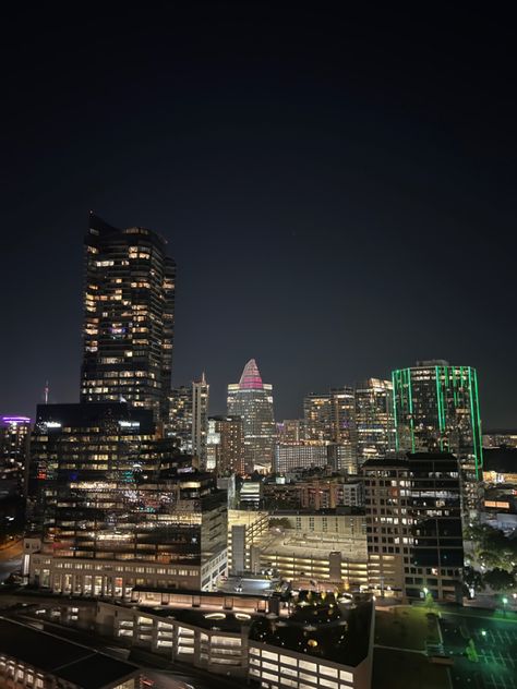 Atlanta Nightlife Outfit, Downtown Atlanta At Night, Atl At Night, Downtown Atlanta Aesthetic, Atlanta Nightlife, Night Out Summer, Atlanta Buckhead, City Nightlife, Aesthetic Views