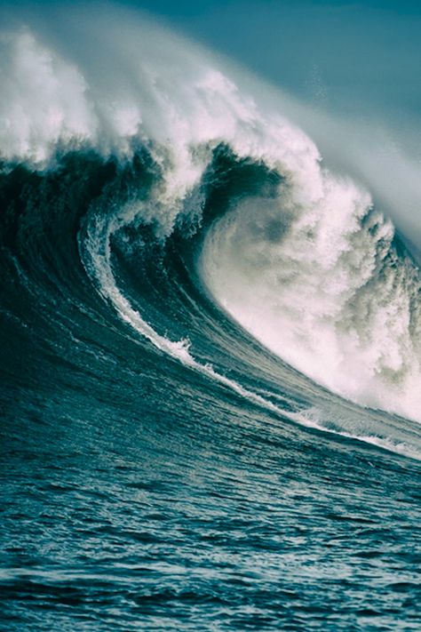 Big Wave Surfing, Huge Waves, Surfing Pictures, Surfing Waves, Surf Art, Sea Waves, Big Waves, Making Waves, In The Ocean