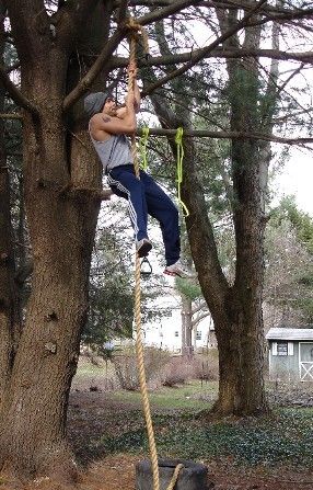 RossTraining.com - Rope Climbing Spartan Race Training, Backyard Gym, Rope Climbing, Rope Climb, Ninja Training, Diy Home Gym, Diy Gym, Race Training, Outdoor Gym