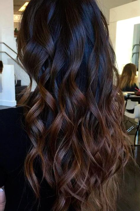 Hottest Brown Ombre Hair Ideas ★ See more: http://glaminati.com/brown-ombre-hair-ideas/ Dark Chocolate Hair Color, Dark Ombre Hair, Dark Chocolate Hair, Brunette Ombre, Hair Color Chocolate, Brown Ombre Hair, Brunette Balayage, Chocolate Hair, Nice Hair