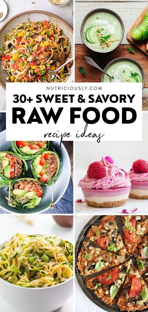 Raw Vegan Recipes Easy, Raw Vegan Breakfast, Raw Vegan Dinners, Raw Food Diet Plan, Raw Vegan Diet, Recipes Savory, Vegan Recipes Beginner, Raw Diet, Raw Food Diet