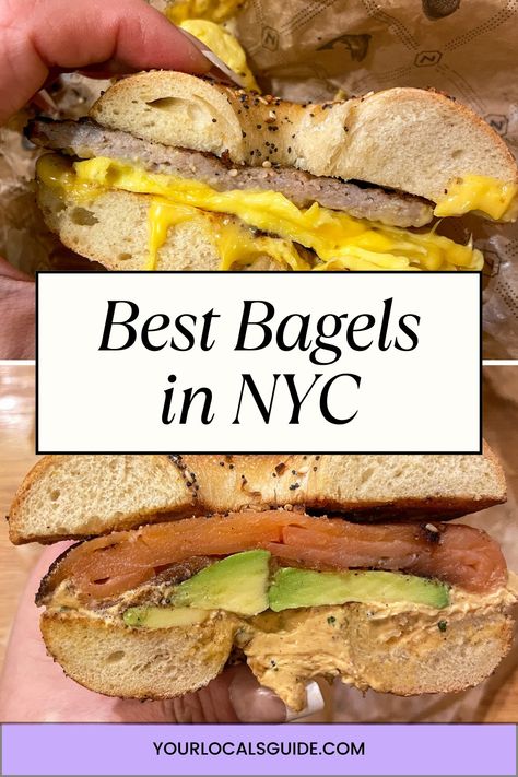 Best Bagels in NYC You Can’t Get Elsewhere | Your Local's Guide Best Bagels In Nyc, Nyc Bagels, Brunch New York, Bagels Nyc, Bagel Cafe, Greenwich Village Nyc, Lox And Bagels, Soho Ny, Gluten Free Bagels