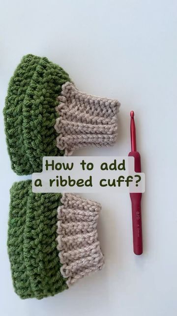 Angelina on Instagram: "How to add a ribbed cuff? In this example, I’m attaching slip stitch (sl st) ribbing. One row per stitch. Row 1: Make a slip knot and attach the yarn to the first stitch on the sleeve. Ch your cuff length. You can change the number of chains depending on how long you want the cuff to be. Make 1 slip stitch in the second stitch from the hook, and 1 slip stitch in each chain. Then make 1 slip stitch in the next stitch on the sleeve edge. This is how we attached the row to the edge. Make 1 more slip stitch in the next stitch on the sleeve edge. Turn your work. Row 2: 1 slip stitch into back loop only (BLO) of each stitch across. Then make Ch 1 and turn your work. For the next rows repeat: - 1 slip stitch into BLO of each stitches across. - 1 slip stitch in the ne How To Slip Stitch Crochet Pieces Together, How To Crochet Ribbed Cuffs, Crochet Sleeve Edging, Ribbed Cuff Crochet, Crochet Edge For Sweater, Sweater Cuff Crochet, Slip Stitch Back Loop Crochet, How To Crochet A Ribbed Cuff, Adding Cuffs To Sleeves Crochet