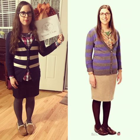 Amy Farrah Fowler Halloween DIY costume #halloweencostumes #diy #bigbangtheory Amy Farrah Fowler Costume, Halloween Diy Costume, Amy Farrah Fowler, Diy Costume, Diy Halloween Costumes, Diy Costumes, Big Bang Theory, Halloween Diy, Halloween Costumes