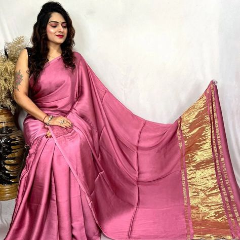 Saree, Modal lagdi patta plain saree with plain blouse Best quality, Plain saree Book your orders now... ¹⁹⁰⁰ shipping free in India Bandhani Dress, Plain Saree, Bandhani Saree, Plain Blouse, Order Now, Saree, India