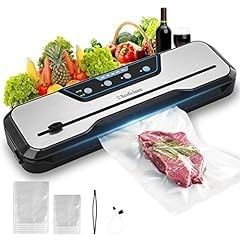 Vacuum Sealer Machine, with Starter Kit and 2-Year Warranty, Beelicious Automatic Air Sealing for Food Storage, Build-in Cutter, Moist Mode, EXT-VAC Prime Day Lightning Deal $47.99 Food Sealer, Vacuum Food Sealer, Vacuum Sealers, Sous Vide Cooking, Vacuum Sealer, Kitchen Food Storage, Vacuum Bags, Preserving Food, Small Kitchen Appliances