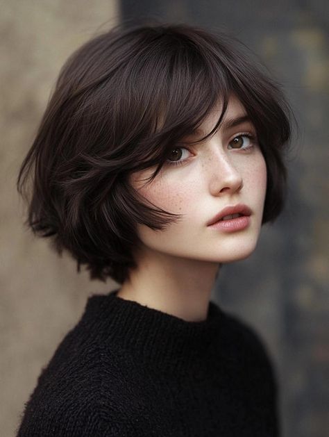 Layered Bob Haircut Ideas 2024: Trendy Styles for a Modern Look Inverted Bob Back View, Wolfcut Bob, Layered Bob Haircuts, Oval Face Haircuts, Braided Bun Hairstyles, Hair Inspiration Short, Short Layered Haircuts, Stylish Haircuts, Shot Hair Styles