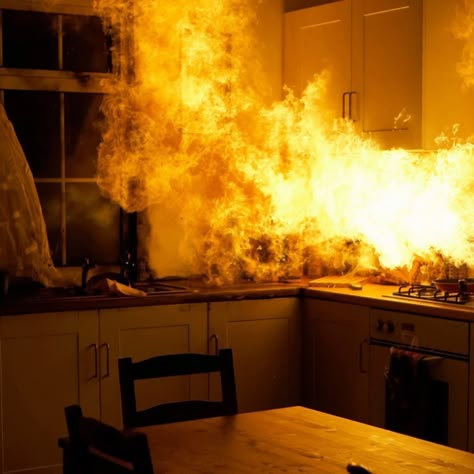 Continually putting off cleaning these items around your house can actually be dangerous. Mayhem Aesthetic, Backgrounds For Art, Fire Aesthetic, House On Fire, Burning House, Range Hood Filters, Slow Dancing, We Were Liars, Bathroom Exhaust