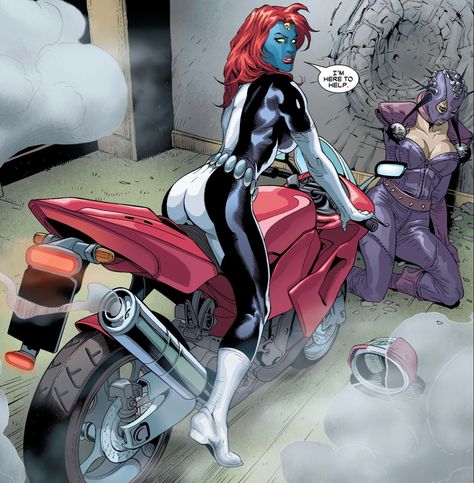 Mystique in Wolverine vol 4 #1 | Art by Renato Guedes, Jose Wilson Magalhaes & Matt Wilson Mystique Comic, Mystique Marvel, Comic Book Heroines, Marvel Heroines, Villain Character, Marvel Villains, Best Hero, Hero Girl, Marvel Women