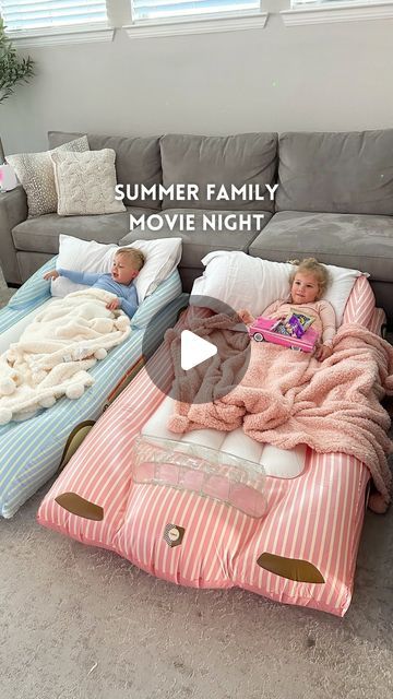 Kristin Miller | Mom of 2 on Instagram: "Setting up a surprise movie night for my kids🍿🎥Comment “summer” to get all these items sent directly to your DMs! We went with a cars theme & Livy and Kellen loved it!! Did you know tonight is national movie night?! I have a feeling family movie nights will be a core memory for our fam🤍save & share with your friends! Inspired by @meganlbrown22  • • #movienight #familyof4 #familyactivities #kidsactivities #summeractivities #toddlermom #momhack #familymovienight #summeractivitiesforkids #amazonmusthaves" Movie Night Inside House, Indoor Movie Night Kids, Indoor Movie Night Party Living Rooms, Movie Night With Kids At Home, Home Movie Night Aesthetic, Fun Movie Night Ideas For Kids, Movie Night Living Room Set Up, Kid Movie Night Ideas, Movie Night Pool Party