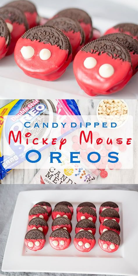 Mickey Shaped Desserts, Mickey Mouse Cheese Board, Mickey Mouse Party Snacks, Mickey Desserts, Mickey Mouse Oreos, Oreos Dessert, Mickey Shaped Food, Mickey Mouse Snacks, Mickey Mouse Desserts