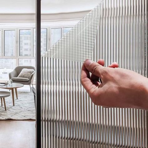 Frost Film, Frosted Glass Window, Reeded Glass, Decorative Window Film, Frosted Windows, Window Privacy, Privacy Film, Window Film Privacy, Privacy Glass