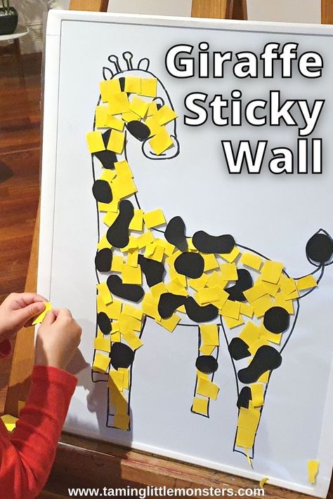 Zoo Activities For Kids, Jungle Theme Activities, Zoo Animal Activities, Zoo Preschool, Zoo Animal Crafts, Safari Activities, Giraffe Crafts, Zoo Activities, Animal Activities For Kids