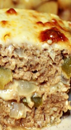 Philly Cheese Meatloaf Cheese Meatloaf, Cheese Stuffed Meatloaf, Philly Cheese, Bariatric Recipes, Eat Better, Meatloaf Recipes, Provolone, Beef Dishes, Meat Dishes