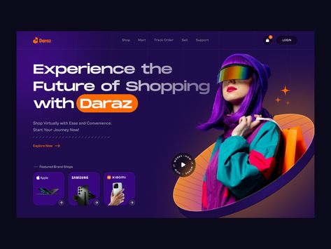 Metaverse E-commerce Website Design by Lokman Hossain Metaverse Website, E Commerce Website Design, Unique Website Design, Vision Pro, Ar Vr, Group Project, Webpage Design, E Commerce Website, Mobile App Ui