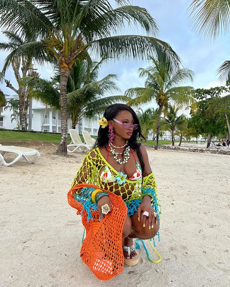 jamaica 🇯🇲 , i’m inside you! . . . #holidayoutfits #vacationmode #negriljamaica #ootd #beachoutfit Yacht Outfit Black Women, Jamaica Vacation Outfits, Yacht Outfit, Outfit Black Women, Party Outfit Ideas, Negril Jamaica, Poolside Party, Jamaica Vacation, Vacation Looks