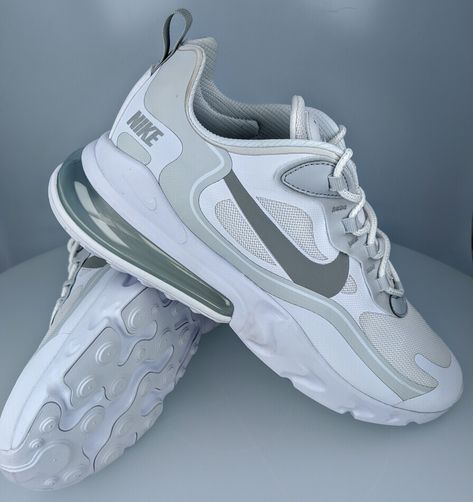 Sporty Nike Shoes, Nike Air Max Aesthetic, Nike Airmax 270 Outfit, Patike Nike, Nike React 270, Airmax 270 React, Nike Airmax 270 React, Popular Nike Shoes, Airmax Shoes