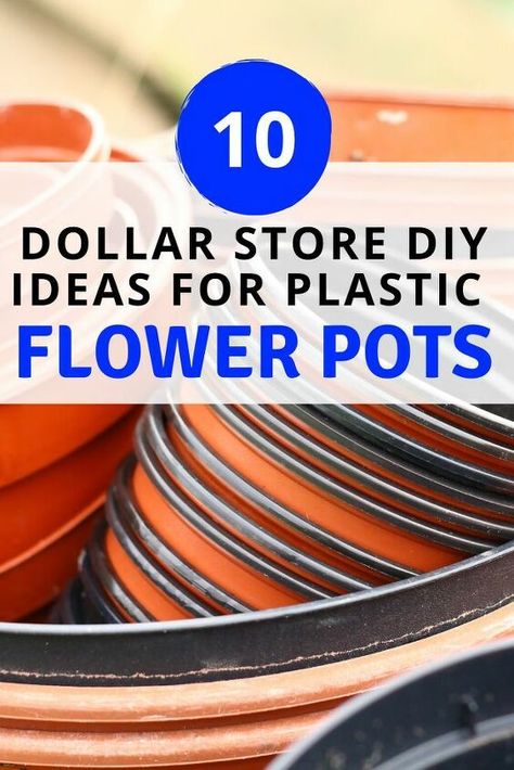 Plastic Flower Pot Makeover, Flower Pot Makeover, Spilled Flower Pot Ideas, Spilled Flower Pot, Pot Makeover, 10 Dollar Store, Decorative Mesh Wreaths, Frugal Decor, Hometalk Diy