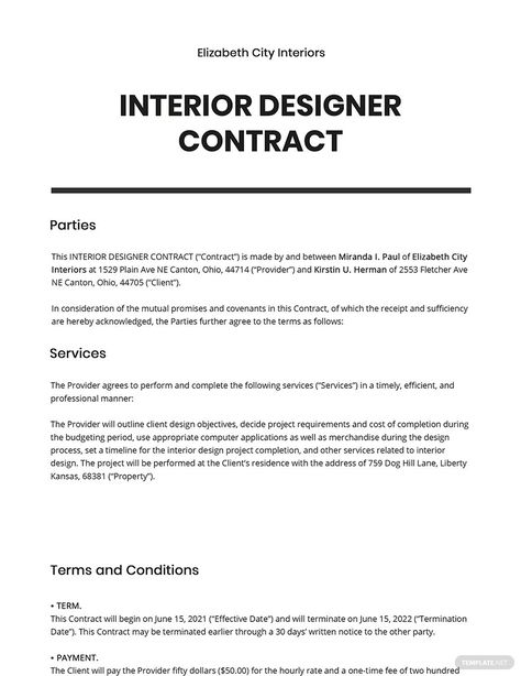 Interior Design Quotation, Interior Design Contract, Contract Interior Design, Quotation Format, Design Contract, Interior Design Template, Simple Interior Design, Goal Getter, Business Strategies