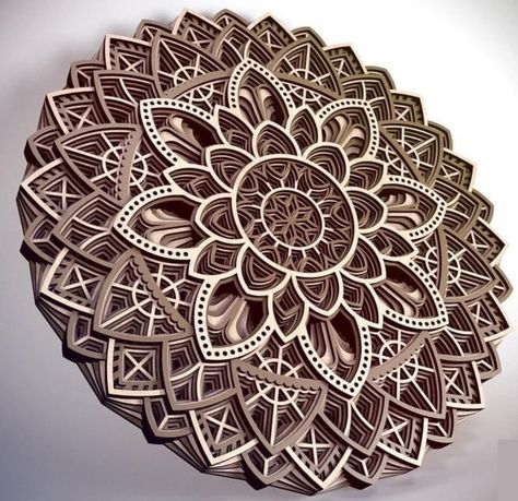 "✔️ Laser cut wooden 3D multilayer mandala art decor svg template ✔️ SIZE: 400 * 400 mm / 15,74 * 15,74\" ( can resize for any size you need) ✔️ File includes 8 layers ✔️ This file is created for 3mm, 1/8\", 4mm,  1/6\", 6mm and 1/4\" material ✔️ ZIP file includes CDR, DXF, AI, SVG, EPS files ✔️ This files is created for laser cut machines ✔️ DIGITAL item for INSTANT DOWNLOAD, No physical items will be shipped ‼️ ❓If there is any problem with the files or you need any help, please let me know❓ Please use the \"Ask a Question\" button under the black ADD TO CART button and we will get right back to you! Thanks for shopping at 1LasercutFile!" Routeur Cnc, Mandala Wall Art, 3d Laser, Architectural Drawings, Laser Cut Wood, Laser Cut Files, Wooden Wall Art, Mandala Design, Mandala Art