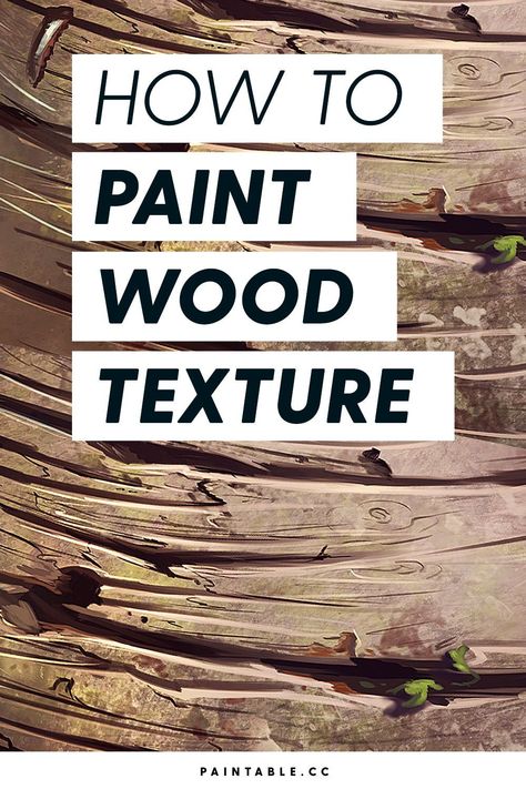 Learn how to paint wood texture with this super quick wood tutorial video over on the Paintable blog. In the video you will see how to build up wood texture without texture brushes only using your design eye. This tutorial is beginner friendly, so let's jump right in. How To Paint Wood On Canvas, Painting Wood Texture, How To Paint Wood, How To Paint Wood Texture, Wood Texture Painting Tutorial, How To Paint Wood Digital Art, How To Paint Wood Texture With Acrylic, Paint Wood Texture Acrylic, Texture Wood Drawing