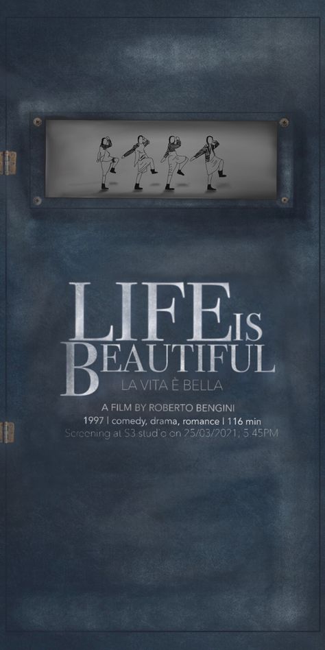 Life Is Beautiful Movie Poster, Movies Marathon, Art Core, Autodesk Sketchbook, Film Posters Art, Movie Club, World Movies, Great Movies To Watch, Illustration Work