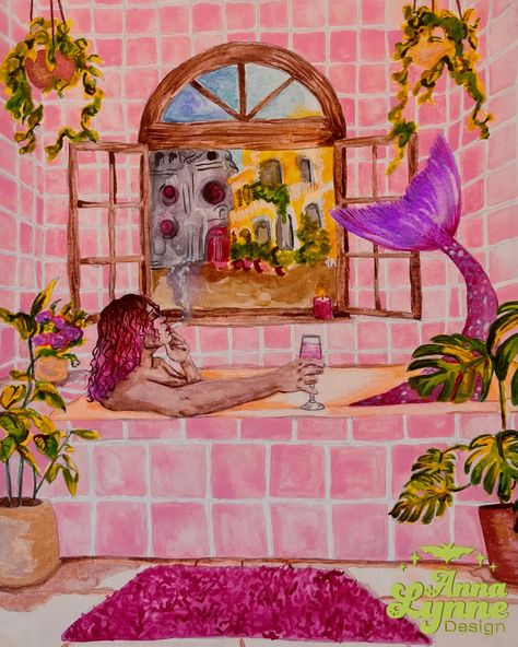 Baby, why don’t you come over? Red wine supernova, falling into me I don’t care that you’re a stoner Red wine supernova, fall right into me - #WatercolorArt - #Mermaidart - #MermaidInTheBath - #ladieswhodesign - #WeedArt - #RedWineLover - #CartagenaArt - #TropicalMermaid - #CreativeEscape - #FantasyArt - #ArtInspiration - #WatercolorPainting - #MermaidLife - #RelaxAndUnwind - #chappellroan - #WineAndWeed - #ColombianArt - #ArtisticMermaid - #BohemianArt - #MermaidLifestyle - #DreamyArt - #... Bathtub Painting, Colombian Art, Glass Of Red Wine, Mermaid Painting, Colorful Watercolor, 11x14 Print, Painting Poster, Bohemian Art, Mermaid Art