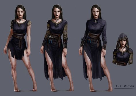 Witch Concept Art, Witch Concept, Transparent Outfit, Path Of Exile, Witch Characters, Drawing Hair Tutorial, Character Types, Witch Outfit, Modern Fantasy