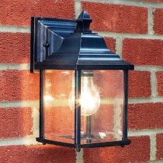 Dar Doyle Outdoor Wall Light House Lighting Outdoor, Outdoor Lighting Ideas, Outdoor Doors, Black Outdoor Wall Lights, Direct Lighting, Outdoor Lights, Wall Lighting, Outdoor Wall Lights, Exterior Lighting