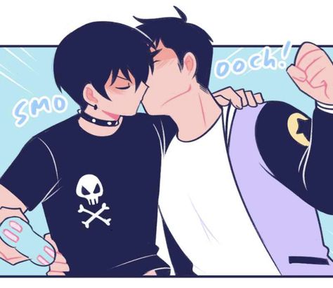 Emo Boy Art, Nerd Boyfriend, Boyfriends Webtoon, Bad Boyfriend, Boyfriend Wallpaper, Webtoon Comics, Anime Boyfriend, Gay Art