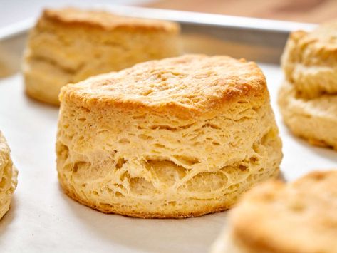 The Food Lab's Buttermilk Biscuits Recipe Freezing Biscuit Dough, Biscuits Flaky, Freezer Biscuits, Perfect Biscuits, Yeast Buns, Recipes Biscuits, Best Scone Recipe, Newfoundland Recipes, Frozen Biscuits