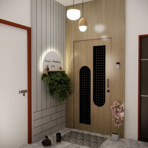 Don't keep your safety doors boring. Presenting you a classy yet affordable safety door and paneling. Software: @sketchup_official @chaosgroup @photoshop © Perspektive Studio #interior #interiordesigner #interiors #decor #homedesign #homedecor #commercial #housedesign #luxuryhomes #interiör #interiør #luxurylifestyle #mumbai #instagram #instadaily #worklove #architect #home #interiordecor #interiordesigninspiration #homedecoration #architecture #livingroom #livingarea #houzzindia #pintere... Safety Door With Paneling, Door With Paneling, Safety Doors, Door Shoe Rack, Evil Eye Art, Safety Door, Studio Interior, Main Door, Entrance Door