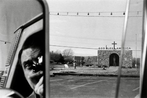 God Bless America |'Self-portrait, Route gW, New York State, 1969', Lee Friedlander Fred Herzog, Look At This Photograph, Garry Winogrand, Lee Friedlander, Karl Blossfeldt, Gcse Photography, Walker Evans, Robert Frank, Diane Arbus