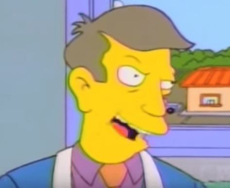 Simpsons, Skinner, Steamed Hams. "Oh ho ho ho ho ho. Delightfully devilish, Seymore." Steamed Hams, Oh Ho, Hams, Ho Ho Ho, Pinterest Board, Lisa Simpson, Steam, Fictional Characters, Quick Saves