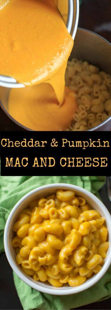 Cheddar Pumpkin Mac and Cheese is an easy and delicious autumn meal. Option to serve as stovetop macaroni in under 30 minutes, or turn into a crunchy casserole. Pumpkin Mac And Cheese, Fall Dinner, Pumpkin Recipes, Cheese Recipes, Mac And Cheese, Fall Recipes, Pasta Dishes, Cheddar, Macaroni