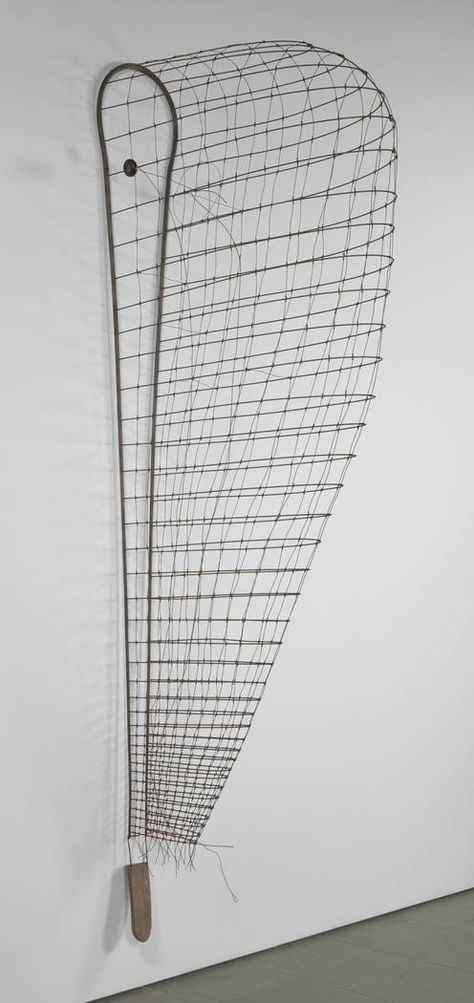 Martin Puryear. Greed's Trophy. 1984 | MoMA Martin Puryear, Vintage Wire Baskets, John Baldessari, Steel Rod, Wire Sculpture, Sculpture Installation, Country Art, Modern Sculpture, Wire Art