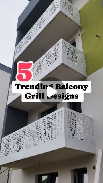 Modern Grill Design For Balcony, Modern Balcony Grill Design Railings, Balcony Railing Design Modern, Grill Patio, Country Home Exterior, Modern Window Design, Modern Window Grill, Grill Designs, Step Stones