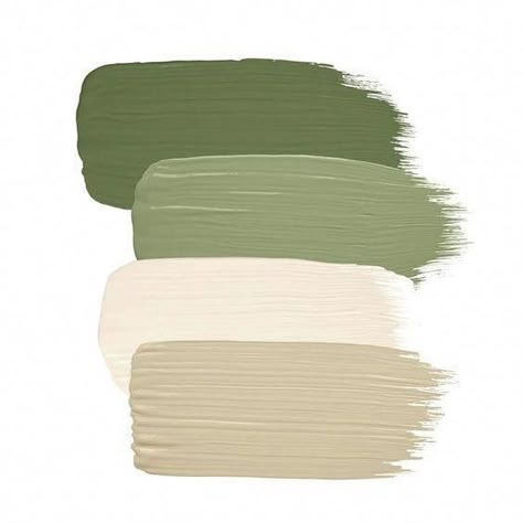 The once-dated shade is back and better than ever. Olive Green Bedrooms, Beige Color Palette, Deco Champetre, Paint Swatches, Green Colour Palette, Bedroom Green, Olive Green Color, Green Paint, Colour Schemes