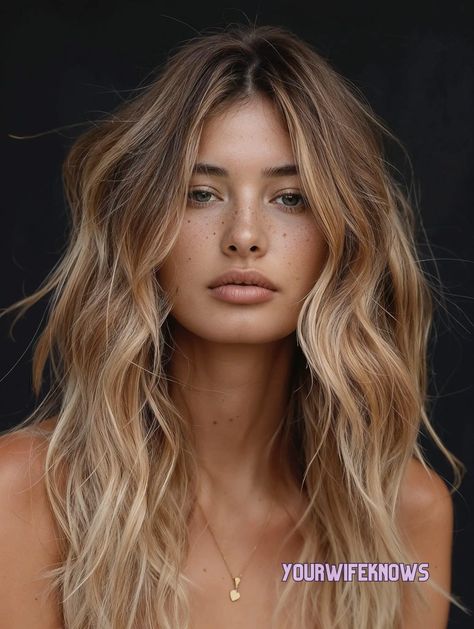 Light Brown Lowlights In Blonde Hair, Pure Makeup, Hair Motivation, Pink Blonde Hair, Blonde Hair Transformations, Dirty Blonde Hair, Balayage Hair Blonde, Blonde Hair With Highlights, Winter Hair